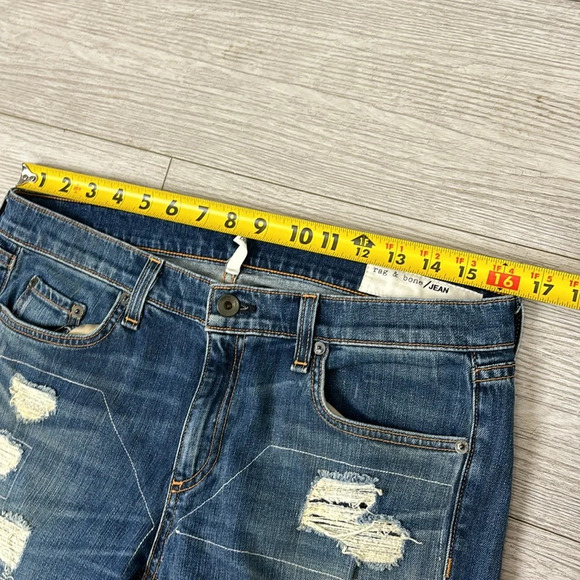 Rag & Bone Dre Distressed Jeans Size 31 in color Ada Brigade - Picture 11 of 15